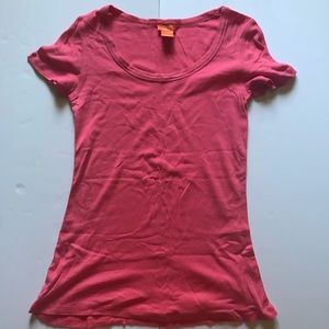 🛍 Joe Fresh Basic Pink Coral Tee